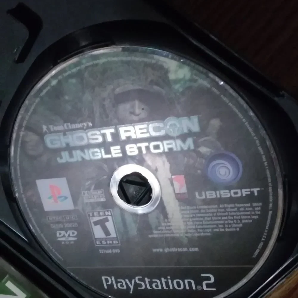 Playstation 2 Ghost Recon Tom Clancy's Game Book and Plastic Cover Perfect Condi